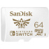 Karta SanDisk MicroSDXC 64 GB pre Nintendo Switch (R:100/W:90 MB/s, UHS-I, V30,U3, C10, A1) licencovaný produkt, Super Mario