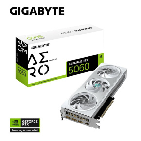 GIGABYTE VGA NVIDIA GeForce RTX 5060 AERO OC 8G, 8G GDDR7, 3xDP, 1xHDMI