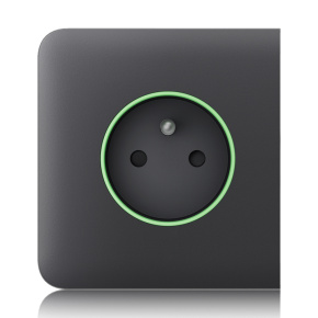 Ajax  SideCover (smart) - Boční kryt zásuvky, horizontální, grafitová