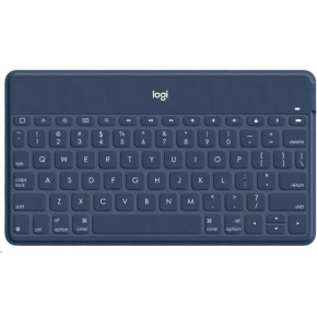 Logitech Bluetooth Keyboard Folio Keys-To-Go, UK - International, Classic Blue, Apple