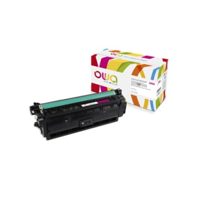 OWA Armor toner pre HP Color Laserjet Ese M552, M553, MFP M577, 5000 strán, CF363A, červená/purpurová OWA Armor toner pre HP Color Laserjet Ese M552, M553, MFP M577, 5000 strán, CF363A, červená/purpurová