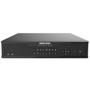 Uniview NVR, 32 kanálov, H.265, 4x HDD, 12Mpix (384Mbps/384Mbps), HDMI+VGA Full HD, ONVIF, 3x USB, audio