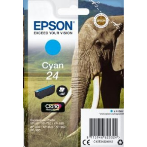 Atramentová tyčinka EPSON Singlepack "Elephant" Cyan 24 Claria Photo HD Ink