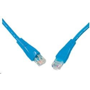 Solarix Patch kábel CAT5E UTP PVC 15m modrý odolný proti zaseknutiu C5E-114BU-15MB