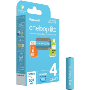 PANASONIC HR03 AAA 4LCCE/4BE ENELOOP LITE N, 550 mAh (Blistr 4ks)