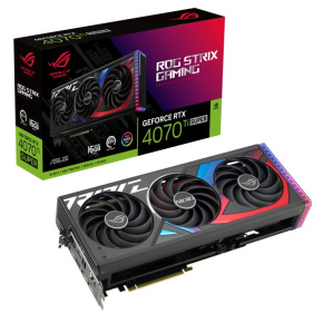 ASUS VGA NVIDIA GeForce RTX 4070 Ti SUPER ROG STRIX 16G, 16G GDDR6X, 3xDP, 2xHDMI