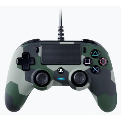 Nacon Wired Compact Controller - ovladač pro PlayStation 4 - camo