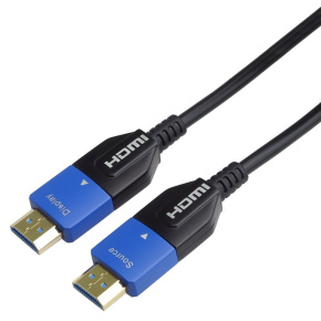 PREMIUMCORD Ultra High Speed HDMI 2.1 optický kabel 8K@60Hz 4K@120Hz 5m zlacený