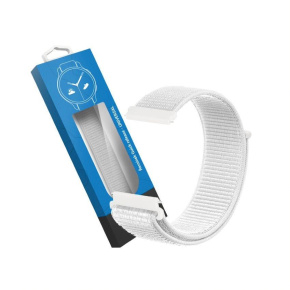 RhinoTech univerzální nylonový řemínek Quick Release 20mm bílý