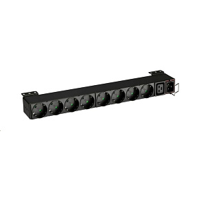 Eaton FlexPDU, 1U, vstup C20, 4 kW, 16 A, 200-240 V, zásuvky: (1) C19/(8) SHUKO, DIN