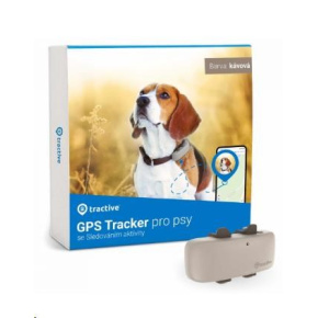 Tractive GPS DOG 4 LTE – sledování polohy a aktivity pro psy - hnědá