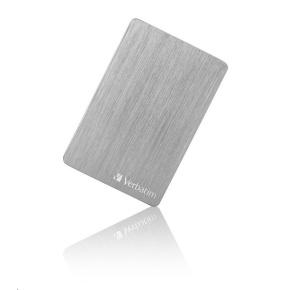 VERBATIM HDD 2.5" 1TB Store 'n' Go ALU Slim Portable Hard Drive USB 3.2, Silver