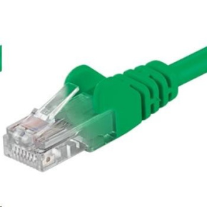 PREMIUMCORD Patch kábel UTP RJ45-RJ45 CAT5e 10m zelený