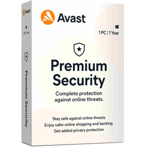 _Predĺženie programu Avast Premium Security pre Windows 1 zariadenie na 1 rok - ESD