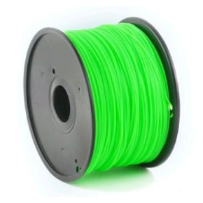 GEMBIRD Tlačová struna (vlákno) ABS, 1,75 mm, 1 kg, zelená