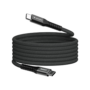 VERBATIM Kabel USB-C Sync & Charge, 100W, Magnetický, 120cm, černá
