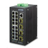 Planet IGS-20040MT, 16X 1000BASE-T, 4X SFP, DIN, IP30, -40 AŽ 75°C, WEB/SNMPV3, VLAN, IGMPV3, ESD+EFT, IPV6