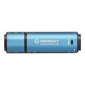 Kingston 64GB IronKey Vault Privacy 50 Šifrovanie AES-256, FIPS 197