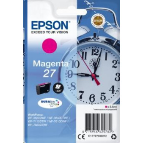 Atramentová tyčinka EPSON Singlepack "Budík" Magenta 27 DURABrite Ultra Ink