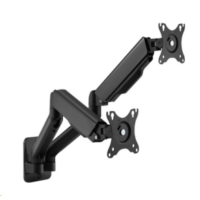 Držák monitoru Brateck LDA32-114E dvě ramena vedle sebe mechanická pružina nástěnný