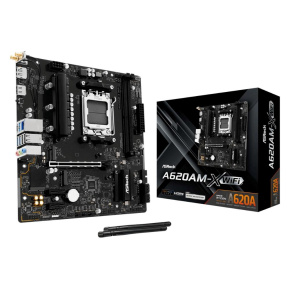 ASRock MB Sc AM5 A620AM-X WIFI, AMD A620A, 2xDDR5, 1xHDMI, 1xDP, WIFI