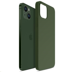 3mk ochranný kryt Hardy Silicone MagCase pro Apple iPhone 15, Alphine Green