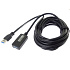 PremiumCord USB 3.0 opakovač a predlžovací kábel A/M-A/F 5m