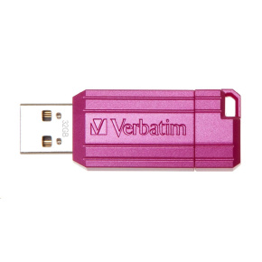 VERBATIM Flash disk 32 GB Hi-Speed Store 'n' Go, Pinstripe, USB 2.0, Horúco ružová