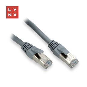 LYNX FTP patch kabel Cat6, PVC, 10m, šedý