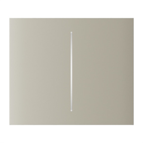 Ajax  CenterButton (2-gang) vertical - Středové dvou tlačítko, vertikální instalace, slonová kost