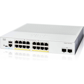 BAZAR - Cisco Catalyst switch C1300-16P-2G (16xGbE,2xSFP,16xPoE+,120W,fanless) - REFRESH - rozbaleno