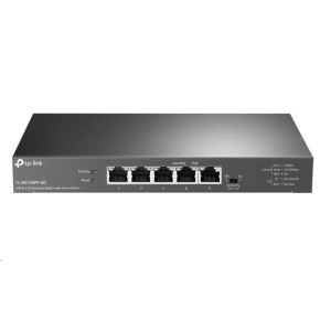 TP-Link switch TL-SG105PP-M2 (5x2,5GbE, 4xPoE++,123W, fanless)