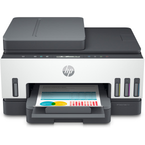 HP All-in-One Ink Smart Tank 750 (A4, 15/9 strán za minútu, USB, Wi-Fi, Ethernet, tlač, skenovanie, kopírovanie, ADF, obojstranný podávač)