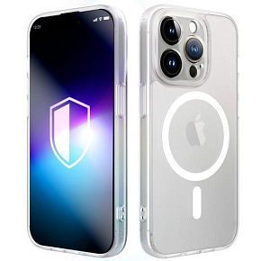 3mk ochranný kryt Misty MagCase White pro Apple iPhone 15 Pro Max