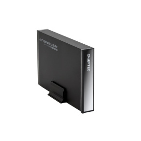 Externý rám CHIEFTEC pre 2,5" SATA HDD (max. 14.5 mm), USB3.0, hliník