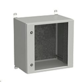 Vonkajšia nástenná skriňa Solarix LC-20 12U 600x500 mm, sklenené dvere, LC-20-12U-65-11-G