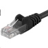 PREMIUMCORD Patch kábel UTP RJ45-RJ45 CAT5e 10m čierny