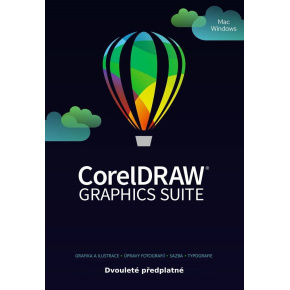 CorelDRAW Graphics Suite 2 roky pronájmu licence (251-2500) EN/FR/DE/IT/SP/BP/NL/CZ/PL