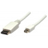 MANHATTAN kábel Mini DisplayPort Male na DisplayPort Male, 2 m, biely