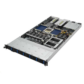 ASUS Server 1610F-RS500A Genoa 9124 (3,7G/16C/64M/4800) 3xPCI-E 1xOCP 3.0 12SFF/NVMe5 2x1600W 2x1G iKVM 1U