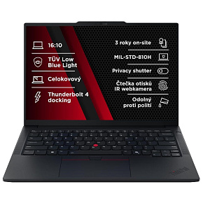 LENOVO NTB ThinkPad E14 G7 - Ultra7 258V,14" 2.8K 120Hz,32GB,1TBSSD,FHD+IRcam,W11P LENOVO NTB ThinkPad E14 G7 - Ultra7 258V,14" 2.8K 120Hz,32GB,1TBSSD,FHD+IRcam,W11P