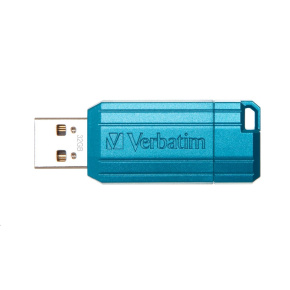 VERBATIM 32GB Store 'n' Go PinStripe Flash disk, karibská modrá