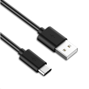 Kábel USB PREMIUMCORD 3.1 C/M - USB 2.0 A/M, rýchlonabíjací prúd 3A, 3 m, čierna