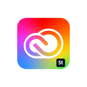 Adobe Creative Cloud for teams All Apps with Adobe Stock MP ENG COM NEW 1 User, 1 Month, Level 2, 10-49 Lic