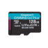 Kingston MicroSDXC karta 128GB Canvas Go! Plus, R:200/W:160MB/s, Class 10, UHS-I, U3, V30, A2 + Adaptér