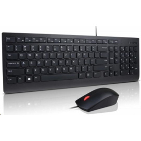 LENOVO klávesnice Essential Wired USB Keyboard + Mouse Set - USB, černá LENOVO klávesnice Essential Wired USB Keyboard + Mouse Set - USB, černá