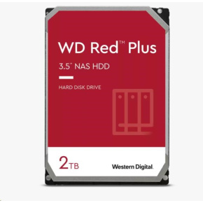 WD RED PLUS NAS WD20EFPX 2TB, SATA III 3.5", 64MB 5400RPM, 175MB/s, CMR