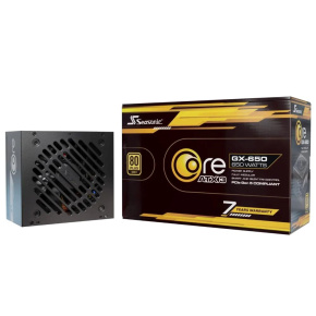 SEASONIC zdroj Core GX 650W, 120mm, Plně modulární, 80+ Gold, ATX 3.1