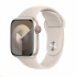 APPLE Watch Series 9 GPS + Cellular 41mm Starlight Aluminium Case with Starlight Sport Band - M/L