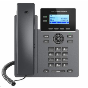 Grandstream GRP2602W [Telefón VoIP - 2.21" 132 x 48 grafický, 4x SIP účet, 2x RJ45 10/100 Mbps, PoE]